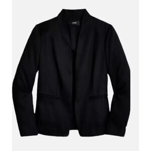 J.Crew Womens 8 Tall Going Out Blazer Black Lady Work Professional Minimalist